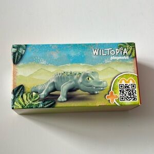 McDonalds 2024 PLAYMOBIL Wiltopia Caiman (Alligator Crocodile) Toy Happy Meal
